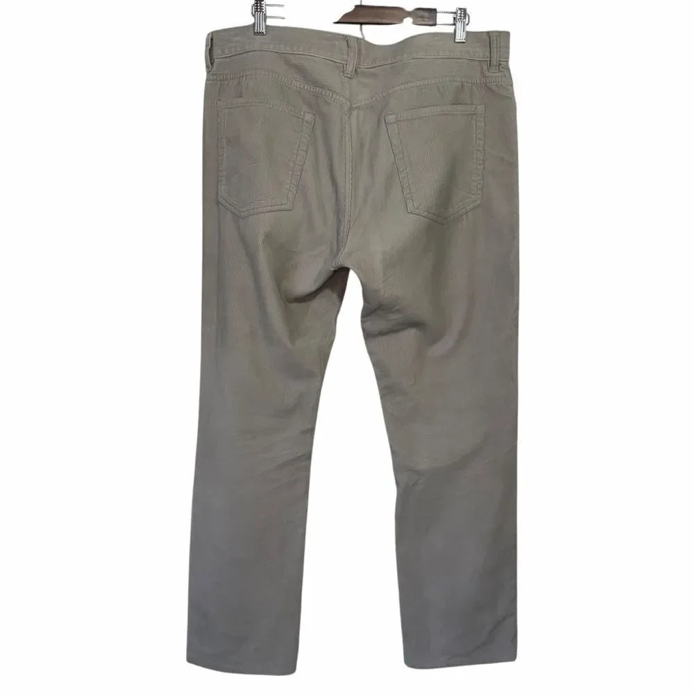 J.Crew The Sutton Corduroy Pants Mens 36x32 Straight Tan Khaki Casual Office